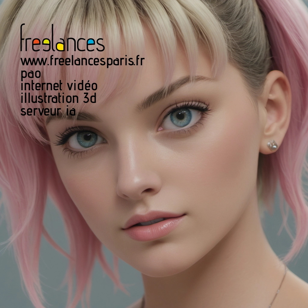 Pao mise en page internet vidéo illustration 3d serveur IA générative AI freelance paris studio de création magazines 8l9bizw0